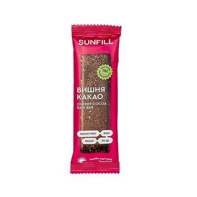 Батончик Sunfill Вишня-какао 35 г batonchik-8 фото