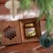 Мед в деревянной коробке с дверцей акациевый 250 г med-podarok-derevo-10 фото 4