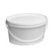 Пластикове відро 5,6 літрів овальне біле харчова тара оптом для меду vidro_bile_5,6L фото 1