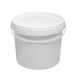Пластиковое ведро 10 литров белое пищевая тара оптом для меда vidro_bile_10L фото 1
